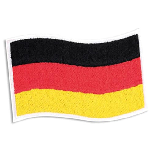 Patches Deutschland Bügelbild | Aufnäher in schwarz rot gold | Fanartikel EM WM DIY (Flagge) von Goldschmidt