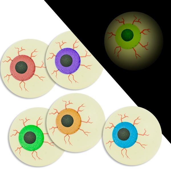 Trickball "Augapfel", 1 Stk, 3,3cm, nachtleuchtendes Auge von Gollnest & Kiesel GmbH & Co. KG