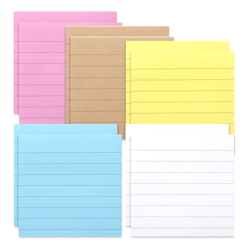 780 Stück 3 Inch Haftnotizen Notizzettel Sticky Notes Notizblock Klein Büromaterial Klebezettel Notepad Haftnotizen Büro Zubehör Selbstklebende Notes Schreibwaren Büro Schule Verwendet von GooDengFull