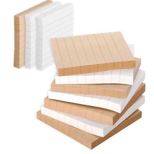 800 Stück 3 Inch Haftnotizen Notizzettel Sticky Notes Notizblock Klein Büromaterial Klebezettel Notepad Haftnotizen Büro Zubehör Selbstklebende Notes Schreibwaren Büro Schule Verwendet für Memo von GooDengFull