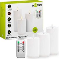 3 goobay LED-Kerzen weiß 3 goobay LED-Kerzen weiß von Goobay