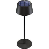 goobay Akku + Solar Tischlampe schwarz 2,0 Watt von Goobay