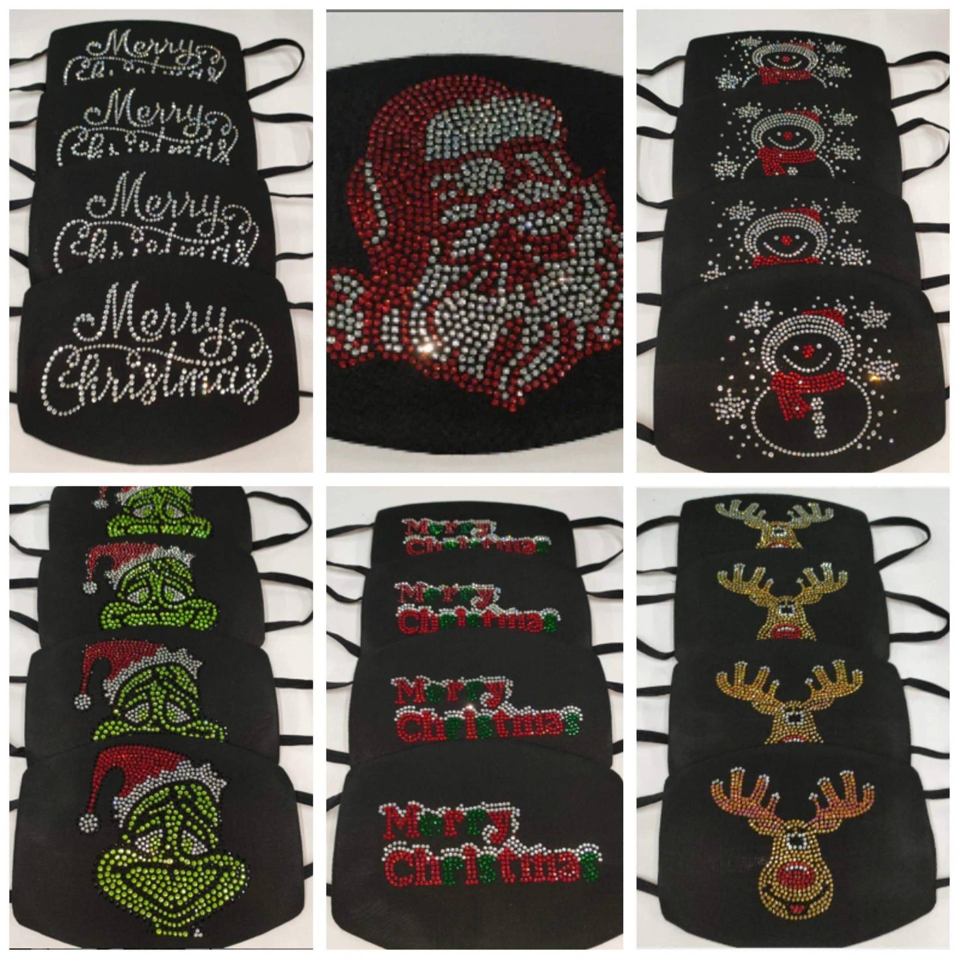 Feiertags-Weihnachtsmaske Für Erwachsene von GoodTwinApparel