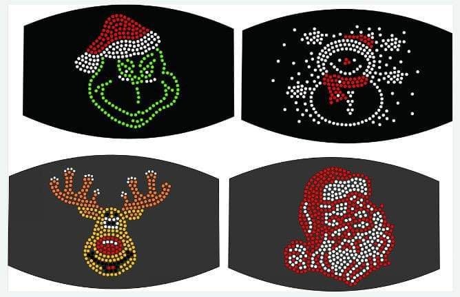 Urlaub Bling Masken in Kindergröße von GoodTwinApparel