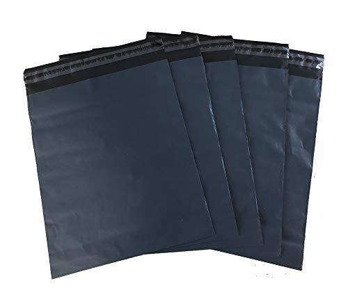 100 St. Goodway Versandbeutel │ 45 x 60 cm │ Schwarz, Extra Dick, Selbstklebend – Robuste Versandtaschen von Goodway