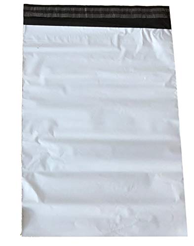 100St. Folienversandbeutel Versandbeutel Versandtasche 50x60cm, Weiß mit selbstklebend, Extra groß, Extra Dick von Goodway
