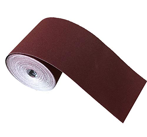 Goodway Schleifpapier Rolle │ 115 mm x 10 m │ Korn 180 │ Aluminiumoxid │ Hochwertiges Schleifpapier für universelle Anwendungen von Goodway