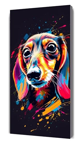 5D Diamond Painting Hund Diamant Painting Bilder für Erwachsene, DIY Diamant Malerei Set, Tier Diamond Painting Zubehör Set Basteln Mädchen Geschenke, Strass Cross Stickerei Kunst Kits 90x180cm G-129 von Gooxehuu