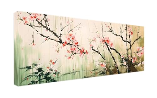 Diamant Painting Pflaumenblüte nach chinesischer Art Bilder 100x250cm Groß Diamond Painting Set, DIY Full Drill Diamant Painting Basteln Erwachsene Kinder Mädchen Geschenke, für Home Wand Decor G-995 von Gooxehuu