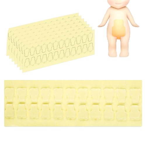 192 Stück Klebebänder für Sonny Baby, Doppelseitige Transparente Klebepads Entfernbarer Gel Kleber Klebriger Kitt für Sonny Doll (Stufentyp) von Gosknor