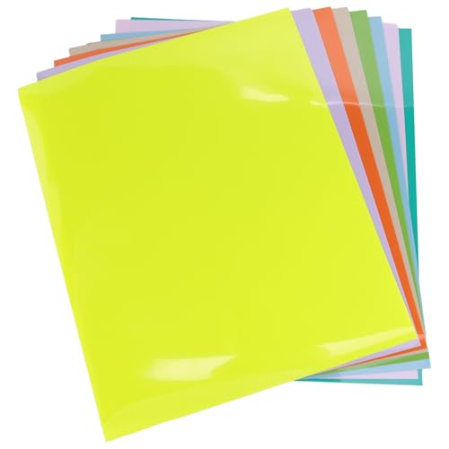 Goufride Puff-Vinyl-Wärmeübertragung – 8 Farben 3D-Puff-HTV-Wärmeübertragungs-Vinyl, 76,2 X 63,5 Cm, Pastellfarbenes, Bauschiges Vinyl-T-Shirt zum Aufbügeln, Langlebig von Goufride