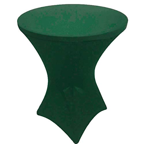 Gowinex Hunter Green Cocktail-Tischdecke, Highboy-Elastan, dehnbar, für Hochzeit, Event, Party, 81,3 x 106,7 cm von Gowinex