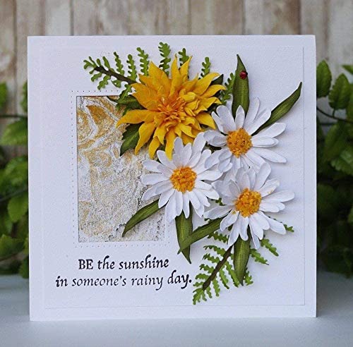 Stanzformen mit Gänseblümchen-Motiv, für Kartenherstellung, Stanzformen, Schablonen für DIY, Scrapbooking, Fotoalbum, dekorative Prägepapier-Stanzformen für Kartenherstellung von Gowxs