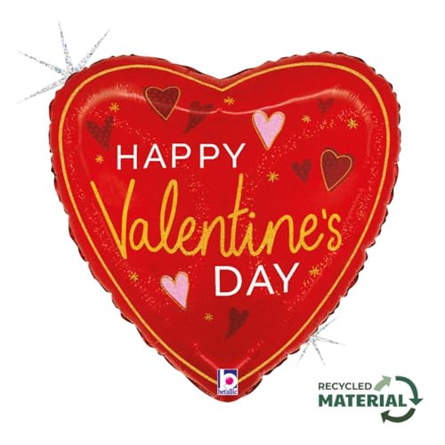 ABC18 Herz "Happy Valentine's Day" 46 cm | Rot ABC18 Herz "Happy Valentine's Day" 46 cm | Rot von Grabo