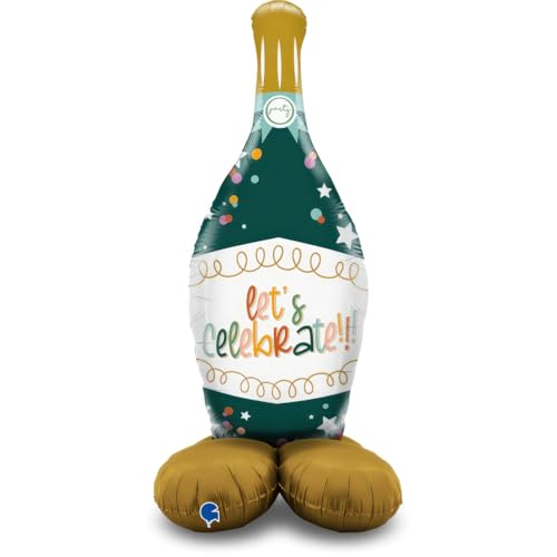 Grabo 137,2 cm Folienballon The Standups - Bottle Let's Celebrate von Grabo