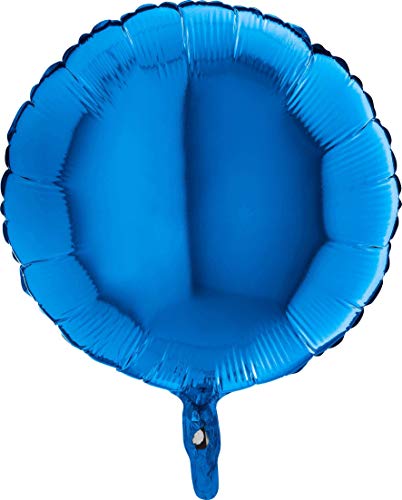 Grabo 18100B-P Luftballon, rund, Durchmesser 45,7 cm, Blau, Einheitsgröße Grabo 18100B-P Luftballon, rund, Durchmesser 45,7 cm, Blau, Einheitsgröße von Grabo