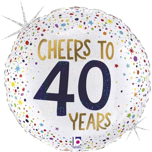Grabo ABC18 Folienballon Cheers to 40 Years | 45cm Grabo ABC18 Folienballon Cheers to 40 Years | 45cm von Grabo