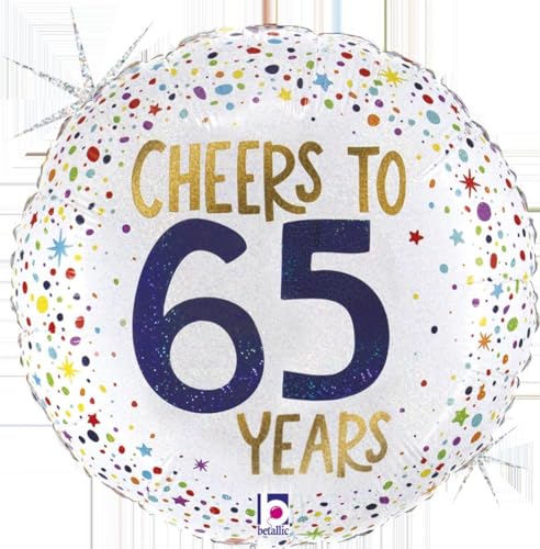 Grabo ABC18 Folienballon Cheers to 65 Years | 45cm Grabo ABC18 Folienballon Cheers to 65 Years | 45cm von Grabo