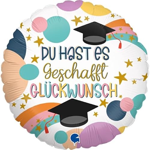 Grabo ABC18 Folienballon Du hast es geschafft | 45cm Grabo ABC18 Folienballon Du hast es geschafft | 45cm von Grabo
