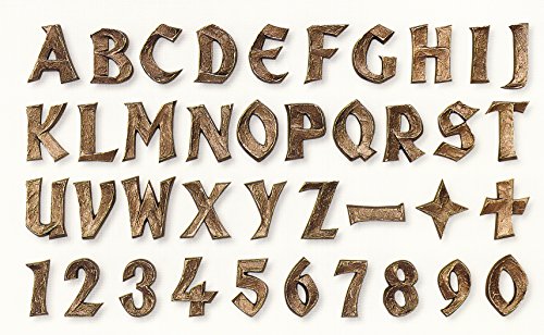 Bronzebuchstaben/Grabschrift/Schriftzüge/Bronze/Schrift/Grabstein/Urnenschrift von Grabschmuck-aus-Bronze