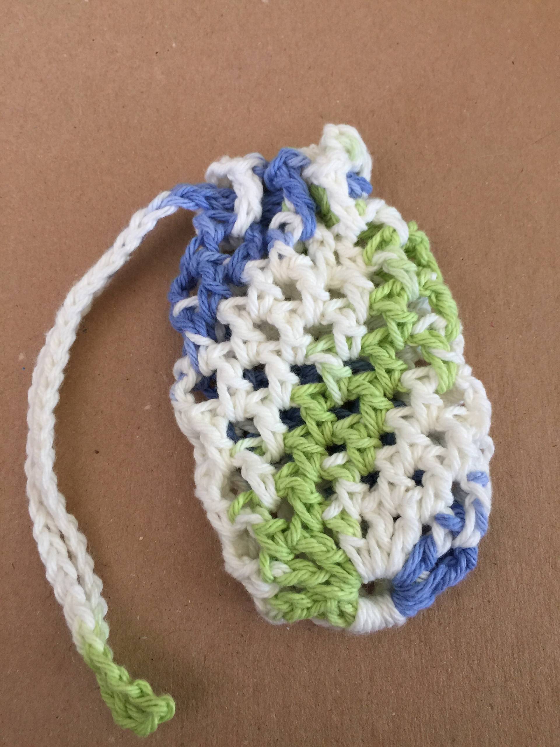 Blau Grün Weiche Scrubber Seife Sack von GraciousRainShop