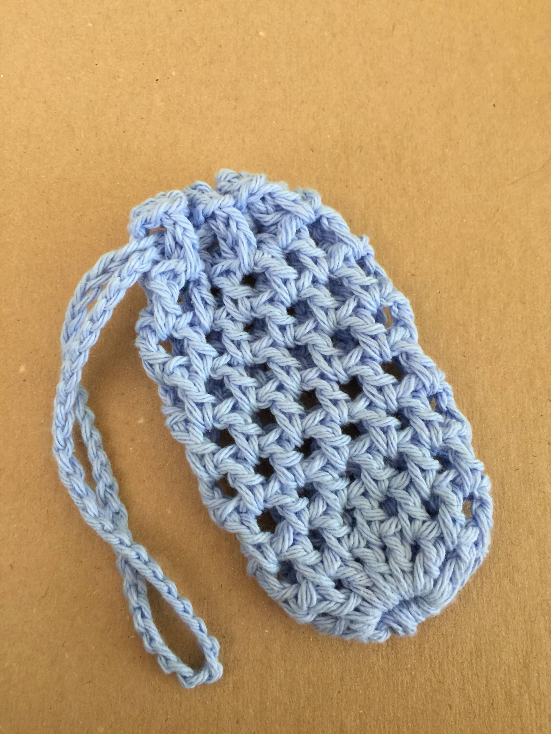 Blaue Weiche Scrubber Seife Sack von GraciousRainShop