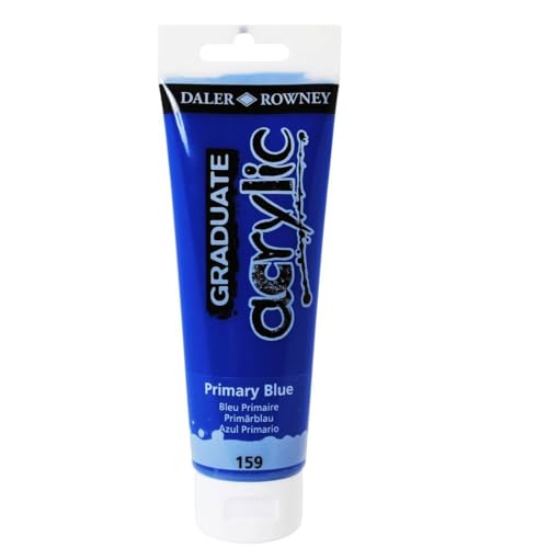 Graduate Acryl, 120 ml, Primärblau von Daler Rowney