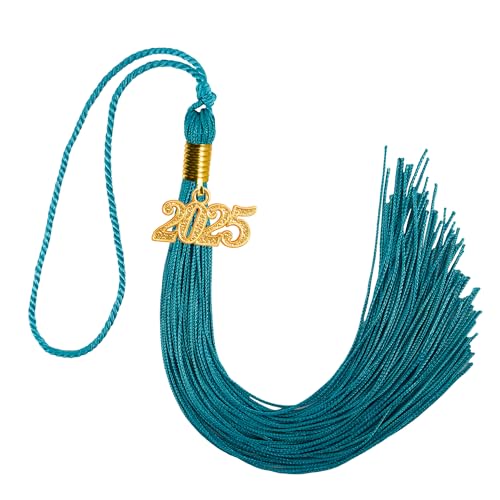 GraduationMall Quaste mit 2024 Jahreszahl Anhänger für Bachelor Master Doktorhut Single & Mehrere Farbe 9" von GraduationMall