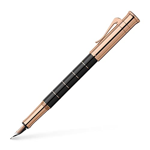 Graf von Faber-Castell 145781 - Füllfederhalter Classic Ring roségold, Feder F, inklusiv Konverter und Geschenkbox von Graf von Faber-Castell