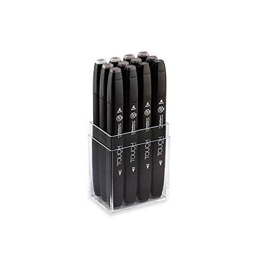 Touch Twin Marker 12er Set Warm Greys von ShinHan