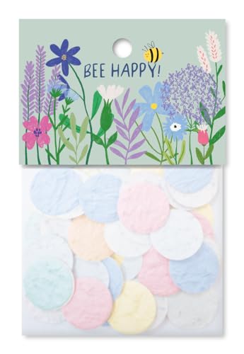 Grafik Werkstatt Blumenkonfetti | Bee Happy, Blau von Grafik-Werkstatt