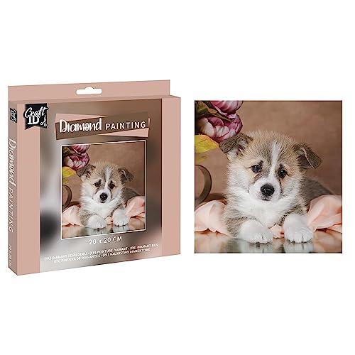 Grafix Diamond Painting Hund 20x20 cm von Grafix