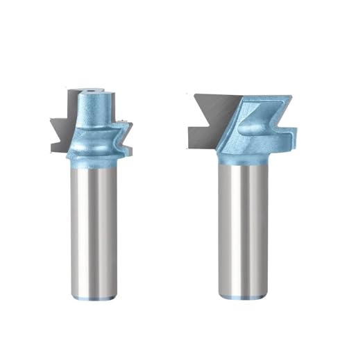 2 stücke 8mm 12mm 1/2 zoll Schaft Helical Zapfen Router Bit Holzbearbeitung Cutter Fresas Para Router Bit(12mm Shank) von Graiting