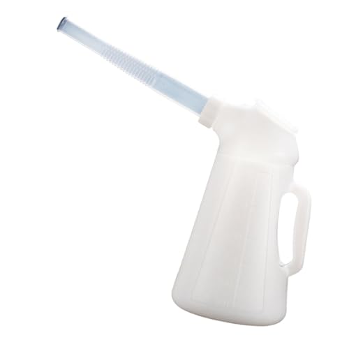 Gralara Ölmessbehälter mit ergonomischem Design und flexiblem Ausguss, 3 L Gralara Ölmessbehälter mit ergonomischem Design und flexiblem Ausguss, 3 L von Gralara