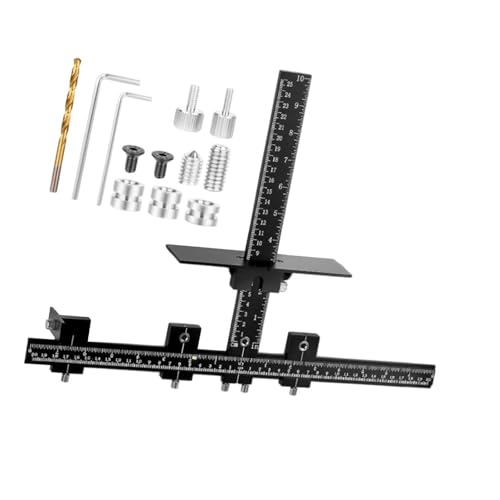 Gralara Schrank Hardware Vorrichtung, Präzises Bohren, Lochpositionierungswerkzeug Aus Aluminiumlegierung von Gralara