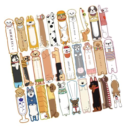 30 Blatt Cartoon-Welpen-Lesezeichen, Scrapbooking, Dekoration, Zubehör für Tagebuch, Planer, Dekoration und Verpackung 30 Blatt Cartoon-Welpen-Lesezeichen, Scrapbooking, Dekoration, Zubehör für Tagebuch, Planer, Dekoration und Verpackung von Gramigg