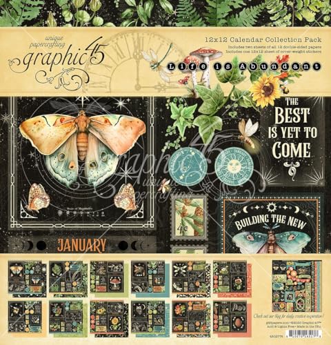 Graphic 45 Collection Pack 12"X12"-Life Is Abundant von Graphic 45