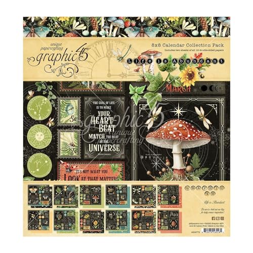 Graphic 45 Collection Pack 8"X8"-Life Is Abundant von Graphic 45