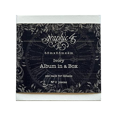 Graphic 45 Staples Album In A Box-Ivory von Graphic 45