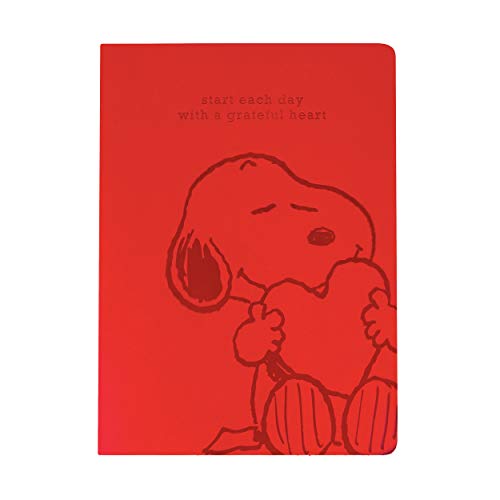 Graphique Snoopy Heart Tagebuch, groß, veganes Leder von Graphique