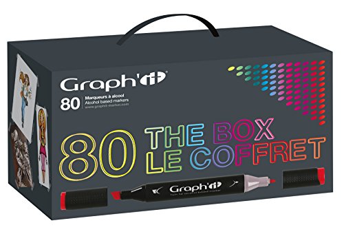 Graph 'it Garten-Werkzeugtasche Marker Coffret de 80 marqueurs von GRAPH'IT