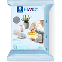 Modelliermasse "FIMOair", 1000 g - Grau von FIMO