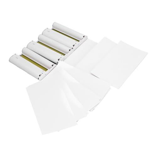 108-teiliges 4 x 6 Zoll Farbtinten-Fotopapier-Set, Farbtintenpatronen, Drucker-Fotopapier für Druckerzubehör CP1300 CP1500 CP1200 CP1000 von Grcfumo