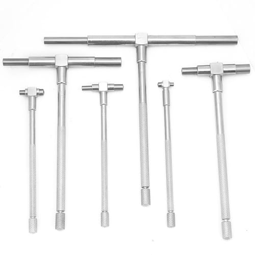 GRCFUMO 6PCS Teleskopie -Gage -Set, 8 bis 150 mm einstellbare Innendurchmesser -Gage -Set, Mikrometermesswerkzeuge zur genauen Messung GRCFUMO 6PCS Teleskopie -Gage -Set, 8 bis 150 mm einstellbare Innendurchmesser -Gage -Set, Mikrometermesswerkzeuge zur genauen Messung von Grcfumo