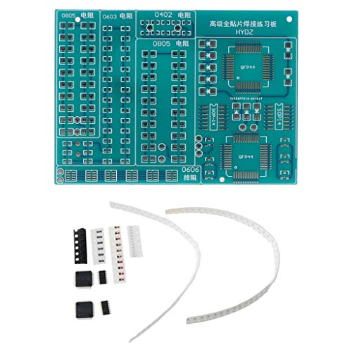 Professionelles Komponentenschweiß Übungsbrett Lötset Fertigkeitstrainingsbrett LED Transistor Set von Greabuy