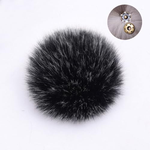 GreatRise 10 Stück Kunstfell Pompon Flauschiger Pom Poms Ball Fellbommel Künstlicher Fuchspelz Haarball für Mützen Schuhe Taschen Weihnachtsdekoration Schlüsselanhänger Zubehör Style 8 10cm von GreatRise