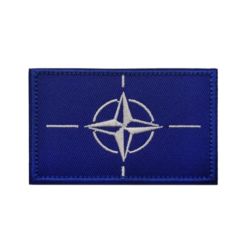 GreatRise 2 Stück Slowakei Flagge Patch Militär Abzeichen, 8 × 5cm Hook and Loop Europa Flaggen Gestickt Abzeichen Bunt Selbstklebender Patch für Kleidung Rucksack Uniformen Weste Jacke von GreatRise