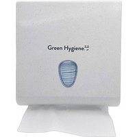 Green Hygiene® Papierhandtuchspender HOCHSTAPLER weiß-meliert Kunststoff von Green Hygiene®
