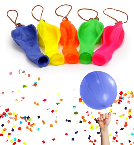 Green Paw Products 25 Neon-Ballons, ideal für Partytüten, sehr langlebig, perfekt für Geburtstagspartys von Jungen und Mädchen von Green Paw Products