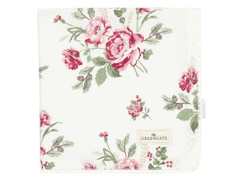 GreenGate Leonora Serviette mit Spitze White 40x40cm von GreenGate